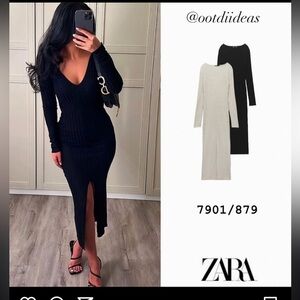 NWT Zara ribbed soft dress